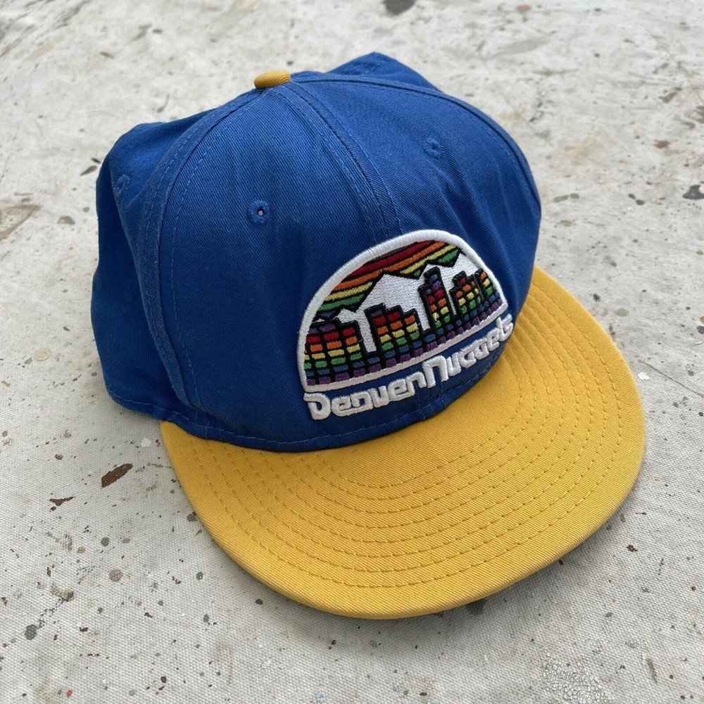 Vintage Style Denver Nuggets New Era 9Fifty Snap Back Hat Hardwood Classics